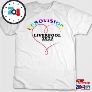 Eurovision Liverpool Uk Short Sleeve T-Shirt Men Women C062 Unisex